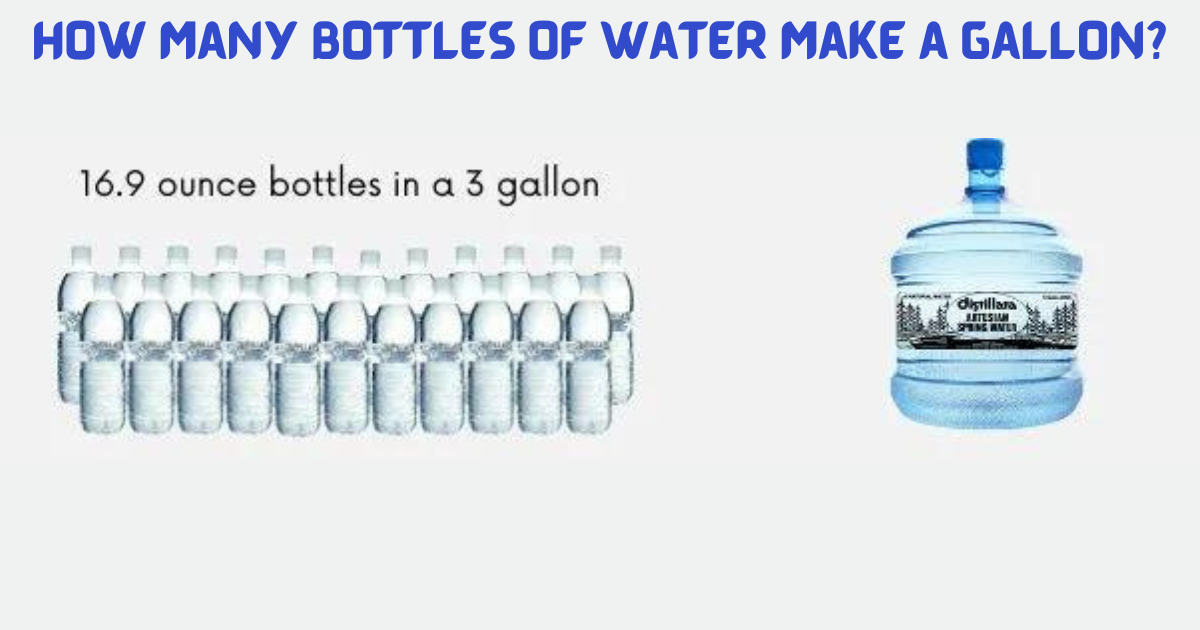 How Many Bottles of Water Make a Gallon