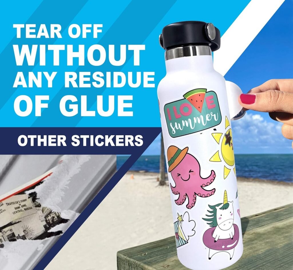 How to Apply Water Bottle Stickers